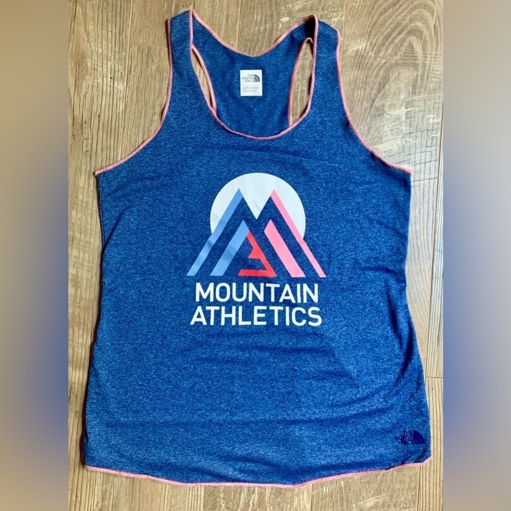 The North Face Women's Heather Blue Tank Top - L